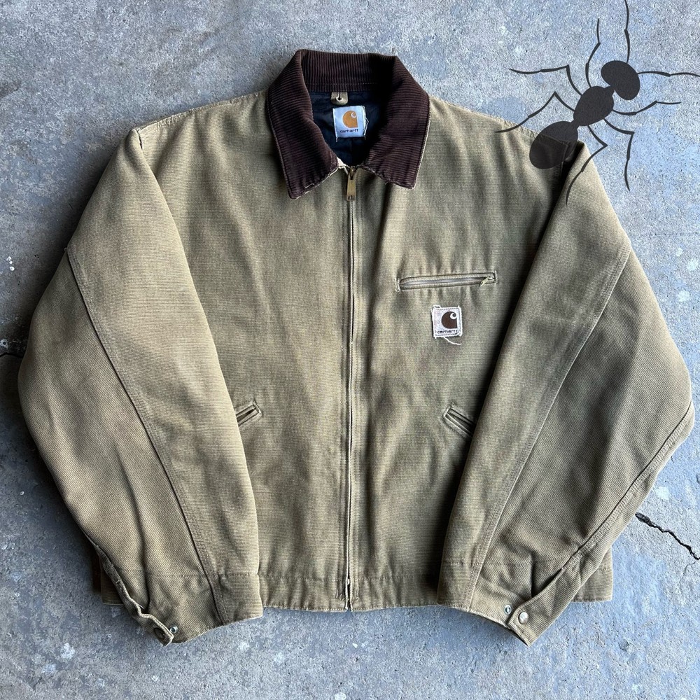 Vintage Y2K Brown JQ Carhartt Detroit Workwear Jacket