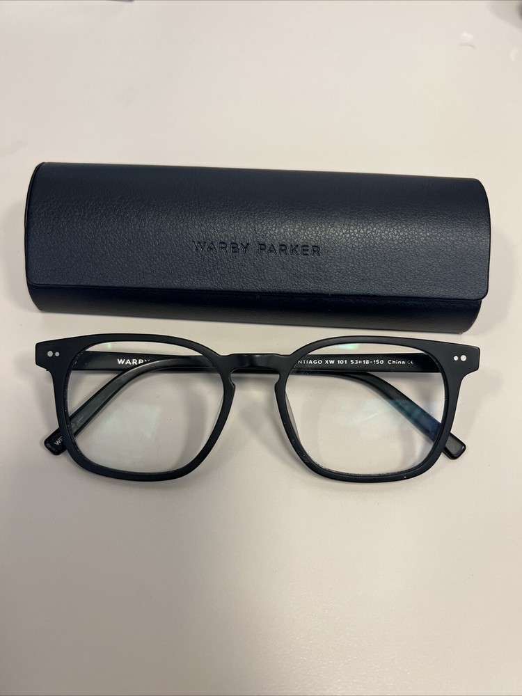 Warby Parker Santiago Xw - Extra Wide  Square Eyeglasses Frames 53-18-150