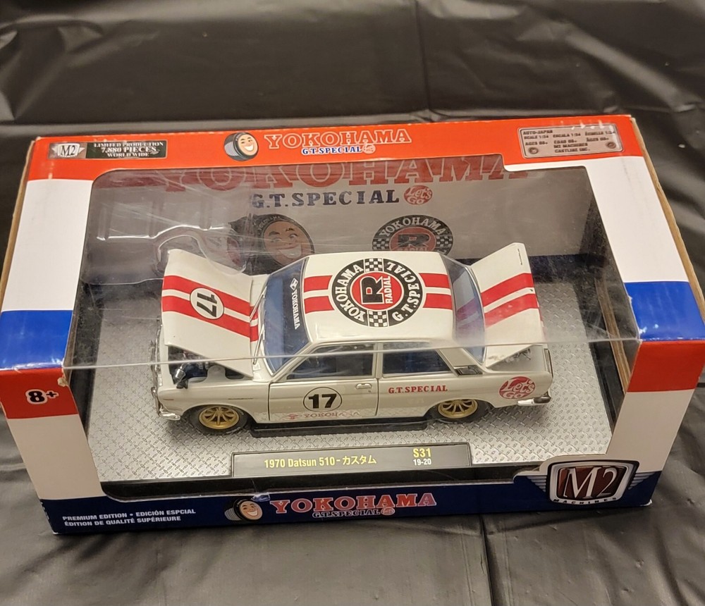 New M2 Machines Yokohama 1970 Datsun 510 Chase S31 Limited GT Special # 17