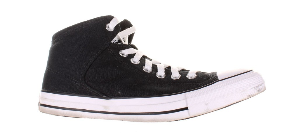 Converse Mens CTAS High Street Hi Black Skate Shoes Size 8