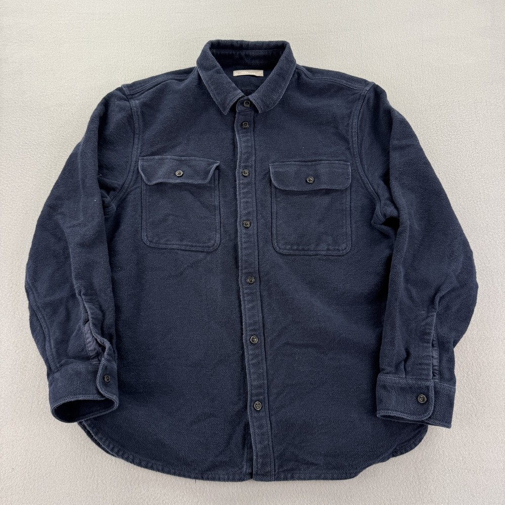 Everlane Mens XL Brushed Cotton Shirt Jacket Shacket Workwear Casual