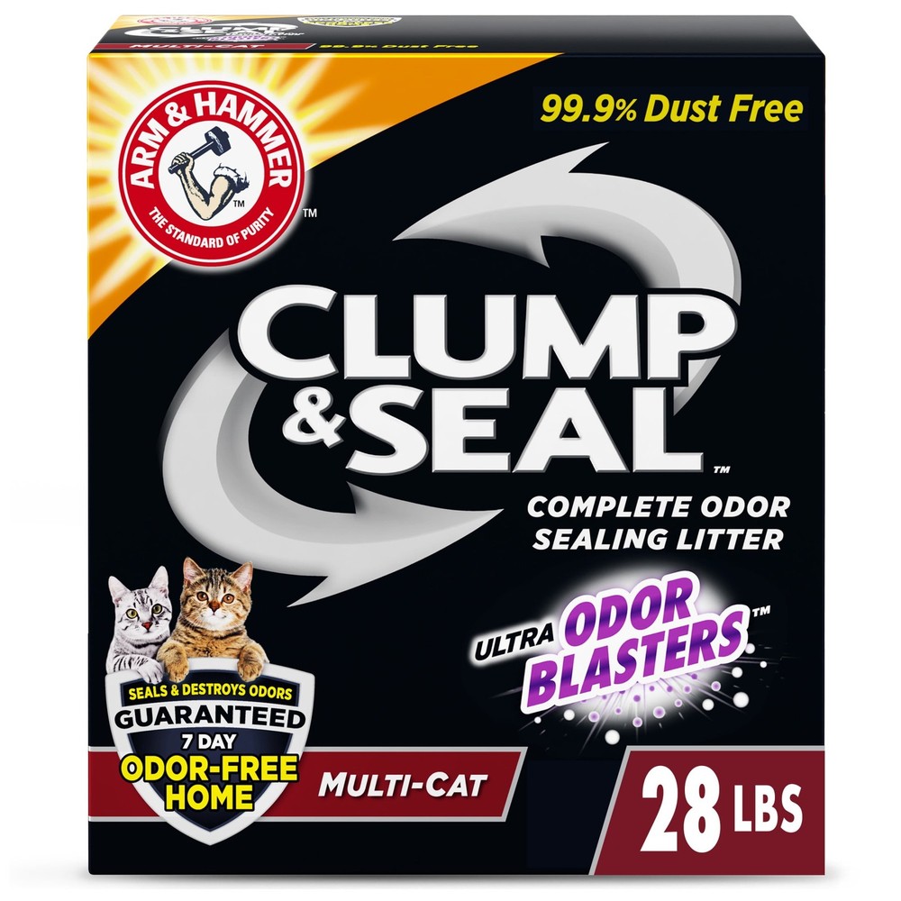 Multi-Cat Odor Control Clay Clumping Cat Litter 28 lb