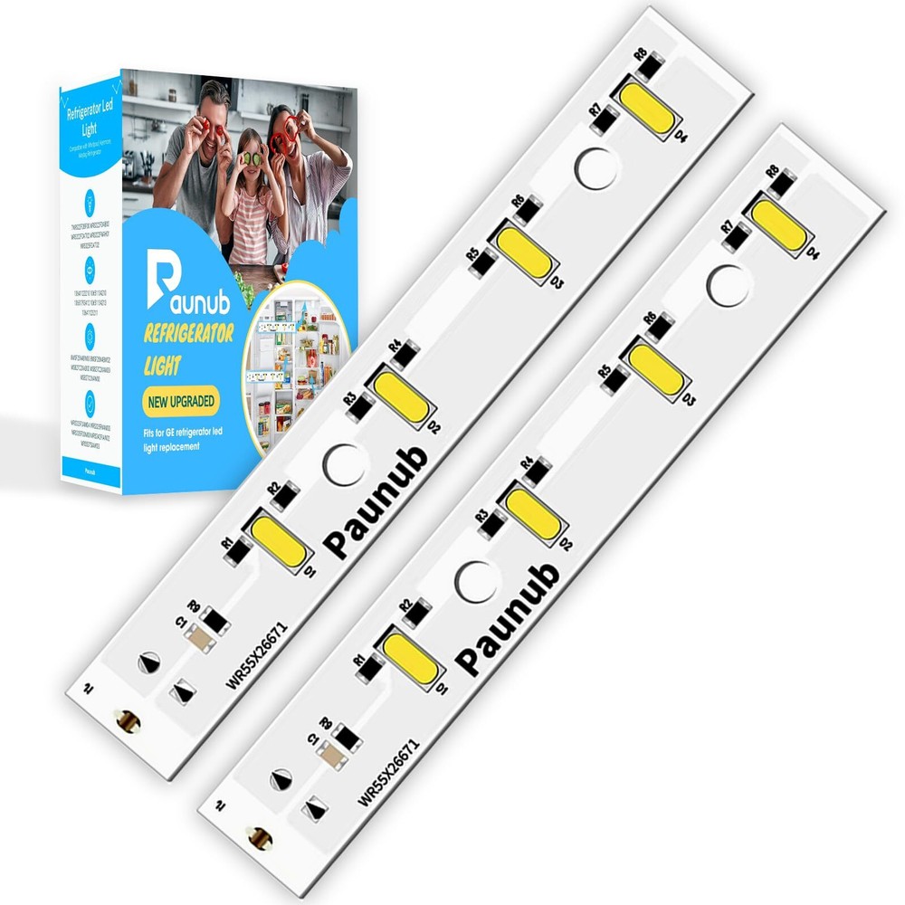 New Upgraded WR55X26671 Led Light Board for GE Freezer Refrigerators Replace ...