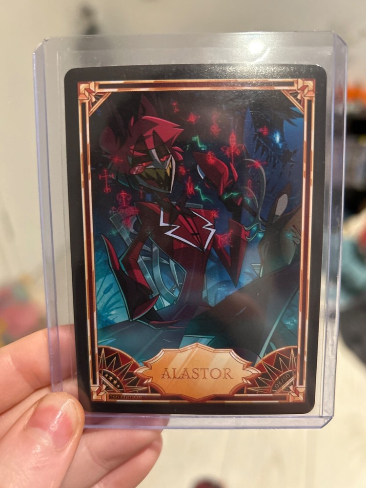 Hazbin Hotel Alastor 03/50 2nd Edition Non Foil Trading Card! Perfect for fans!