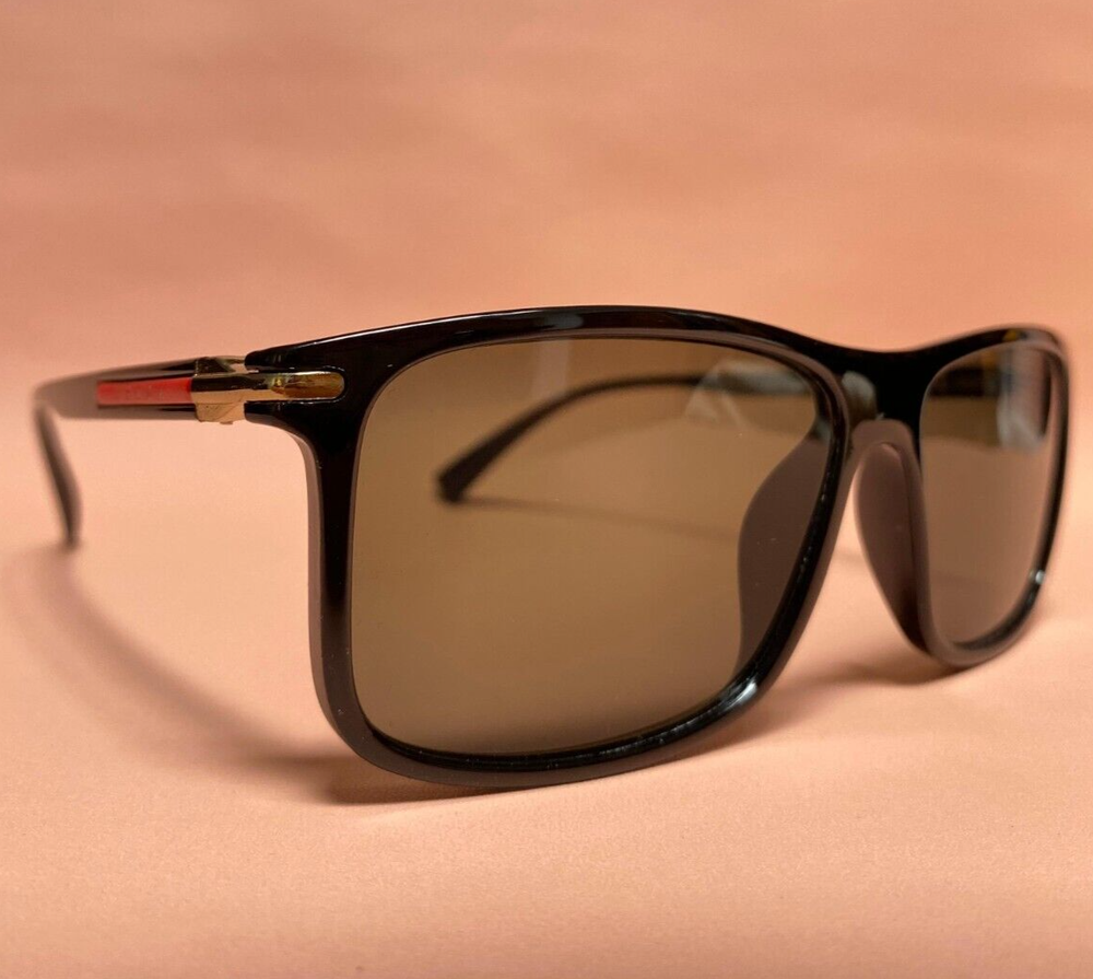 PRADA 0065 Black Strip Red Sunglasses