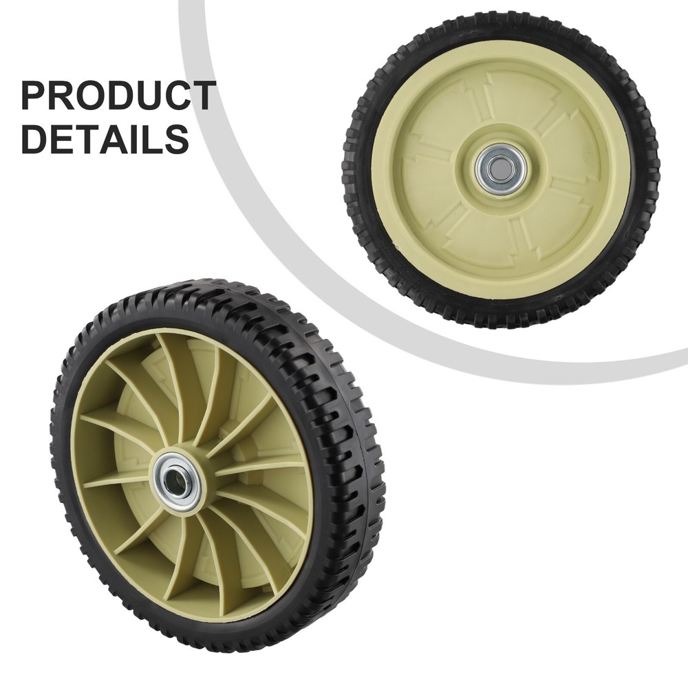 High Quality Rubber Wheel for Smooth and For Efficient Hand Push Lawn Mower