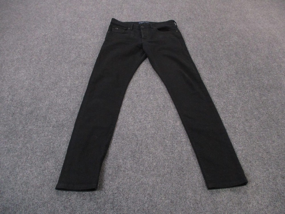 Scotch Soda Jeans Men 29 x 32 Black Denim Ralston Straight Ams Blauw Favourite