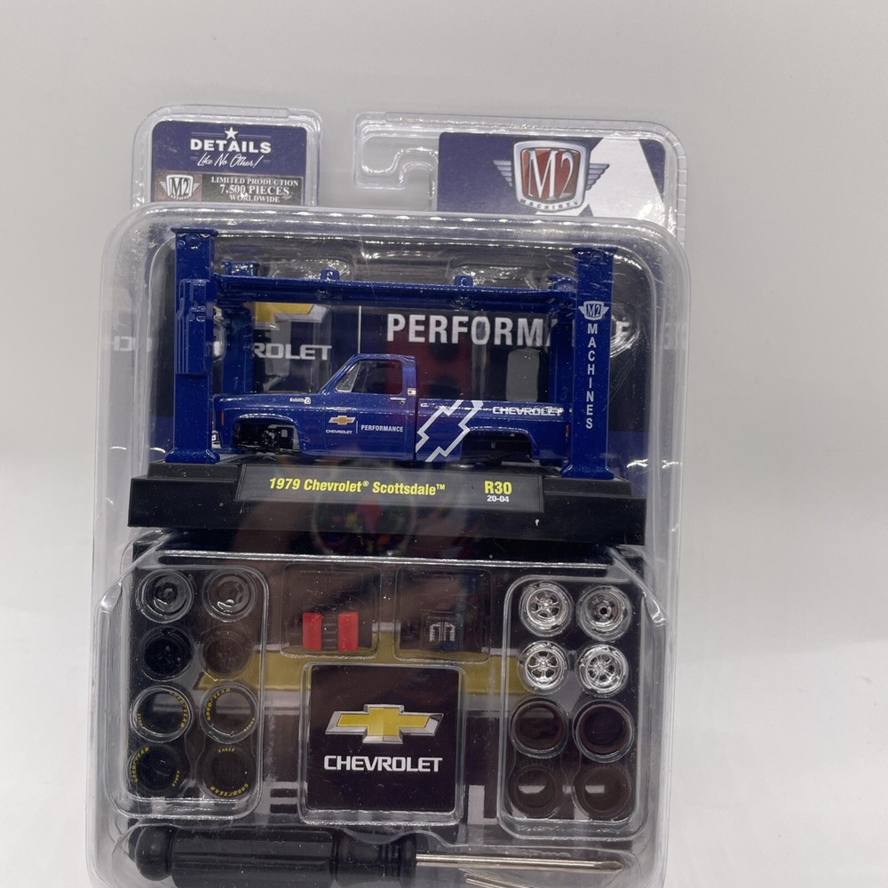 M2 Model Kit Blue 1979 Chevrolet Scottsdale