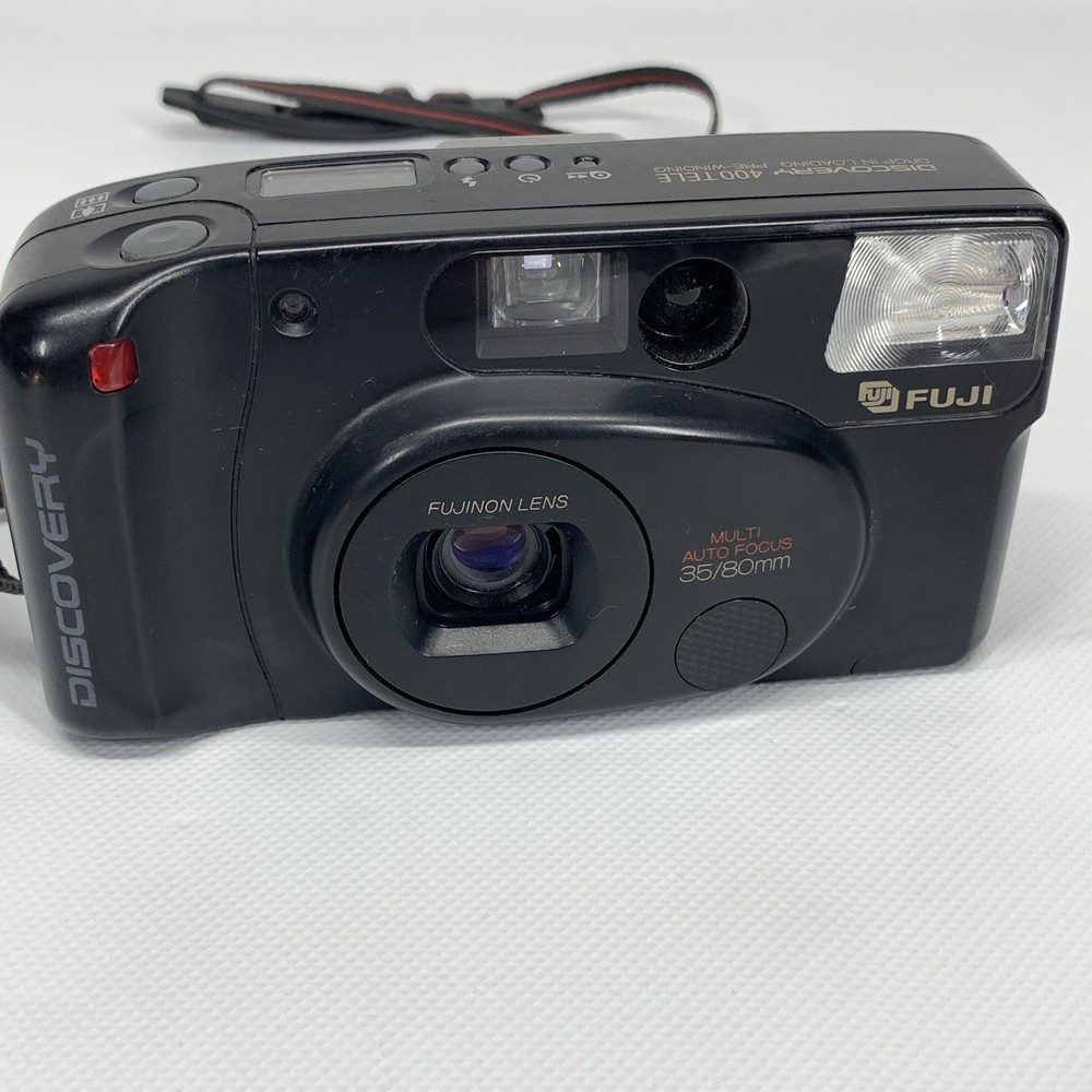 Fuji Discovery 400 Tele Plus 35mm Drop-In Load Camera Untested