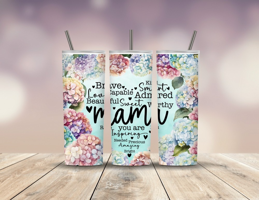 Mothers Day, 20 oz straight skinny tumblers sublimation **Free Shipping**-image