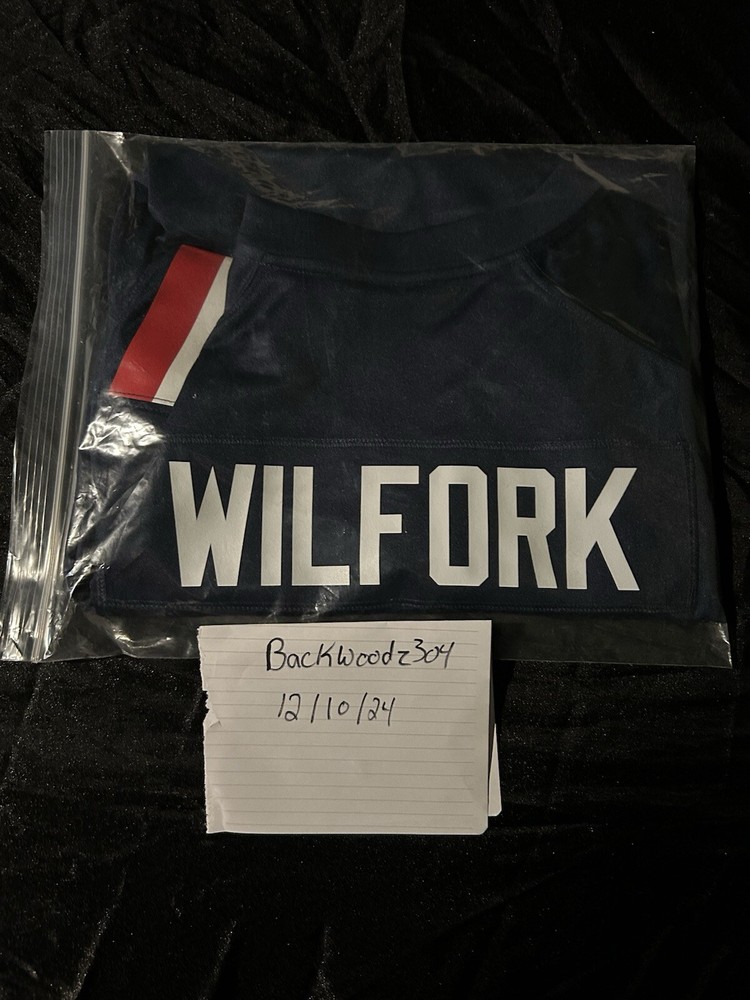 Authentic Nike Vince Wilfork Signed Jersey