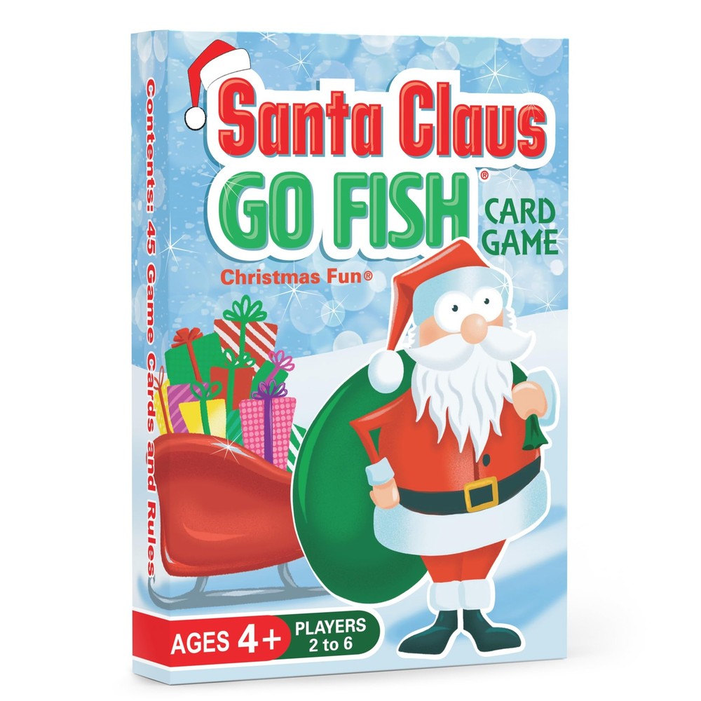 Santa Claus Go Fish – A Family Christmas Game for Kids Ages 4 & Up | Go Fish,...