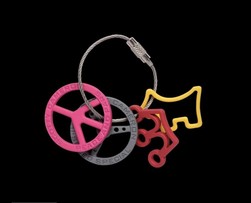 Scotty Cameron Soft Touch Key Fog Ball Coin Set 4 Wheel Mini Crown