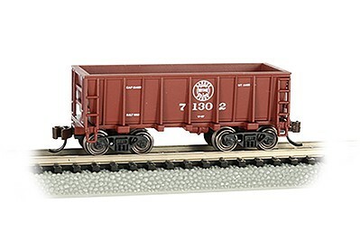 Bachmann 18653 N Scale Ore Car Flat-Bottom Duluth, Missabe & Iron