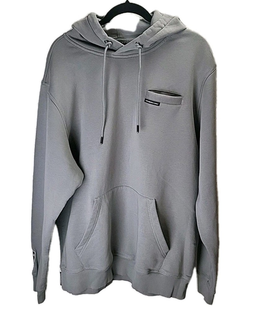 Members Only United 2024 Season Grey Hoodie Sweatshirt Sz: XL-image