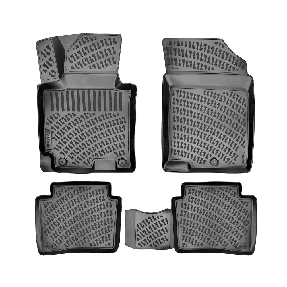 2011-2016 Hyundai Elantra Custom 3D Floor Mats (Excludes GT & Touring)