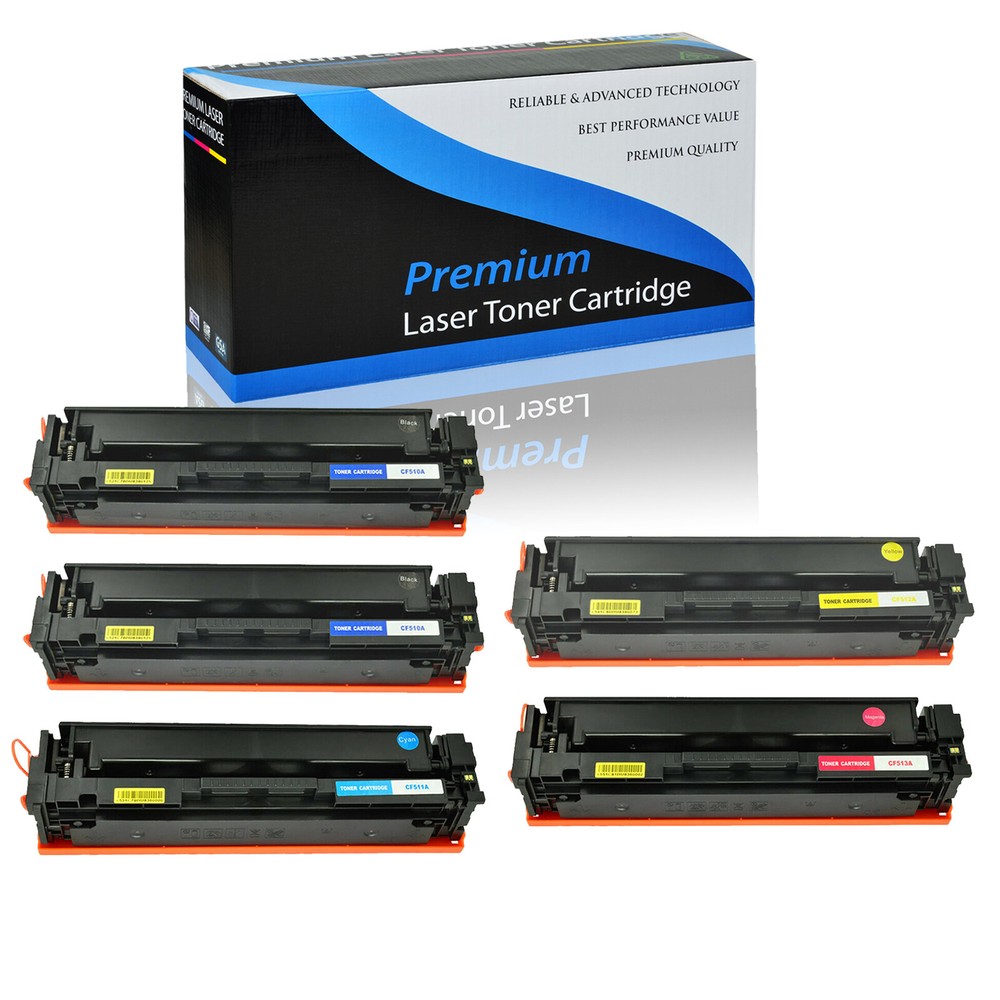 5PK CF510A-13A 204A Toner for HP LaserJet Pro MFP M154a M154nw MF181fw M180nw