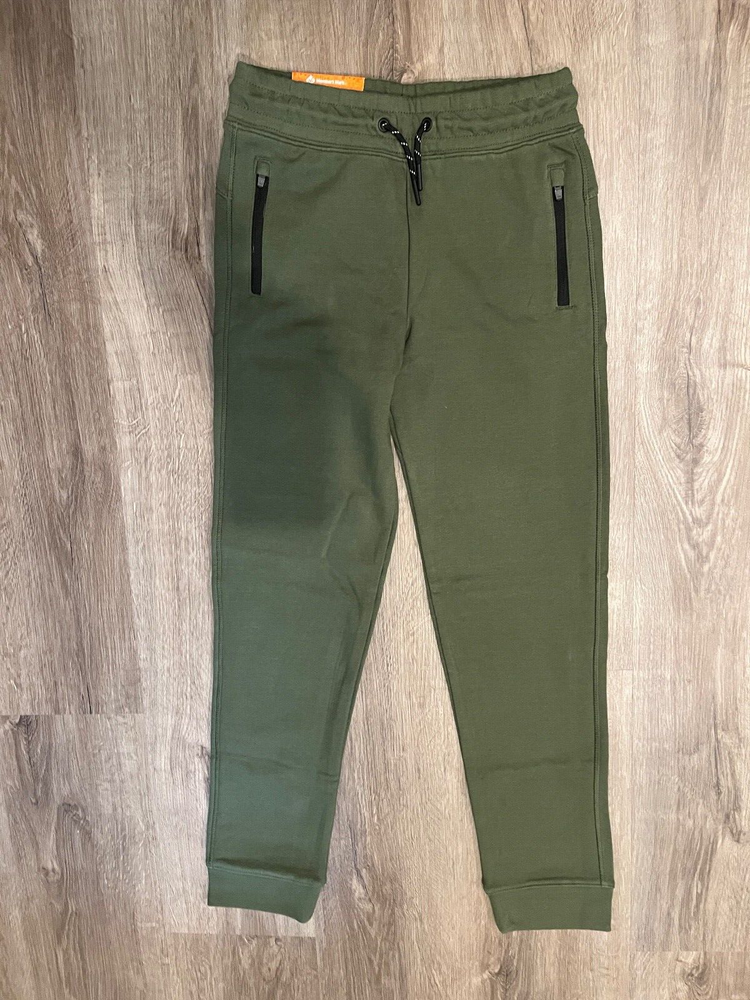 Members Mark Boys My Favorite Jogger Sweatpants, Olive Size 10-image