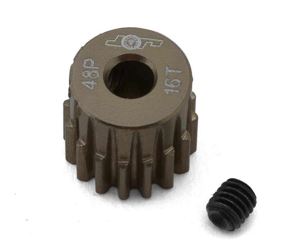 J&T Bearing Co Lightweight Hard Anodized 48P Aluminum Pinion Gear