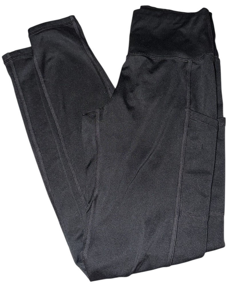 Aerie Chill Play Move Pocket Leggings Womens Size S Black Athletic Yoga