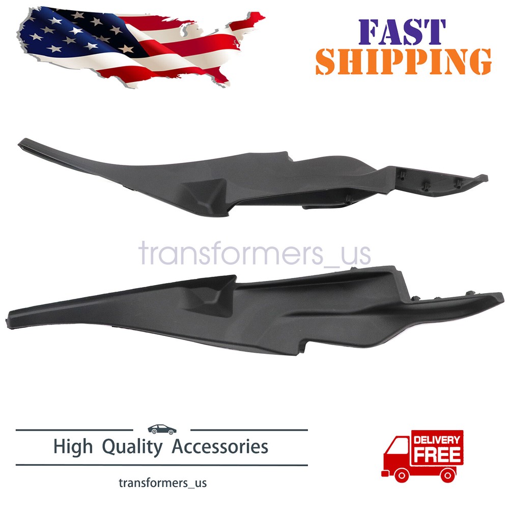 2016-2020 Honda Civic Front Cowl Wiper Motor Cover Trim Pair