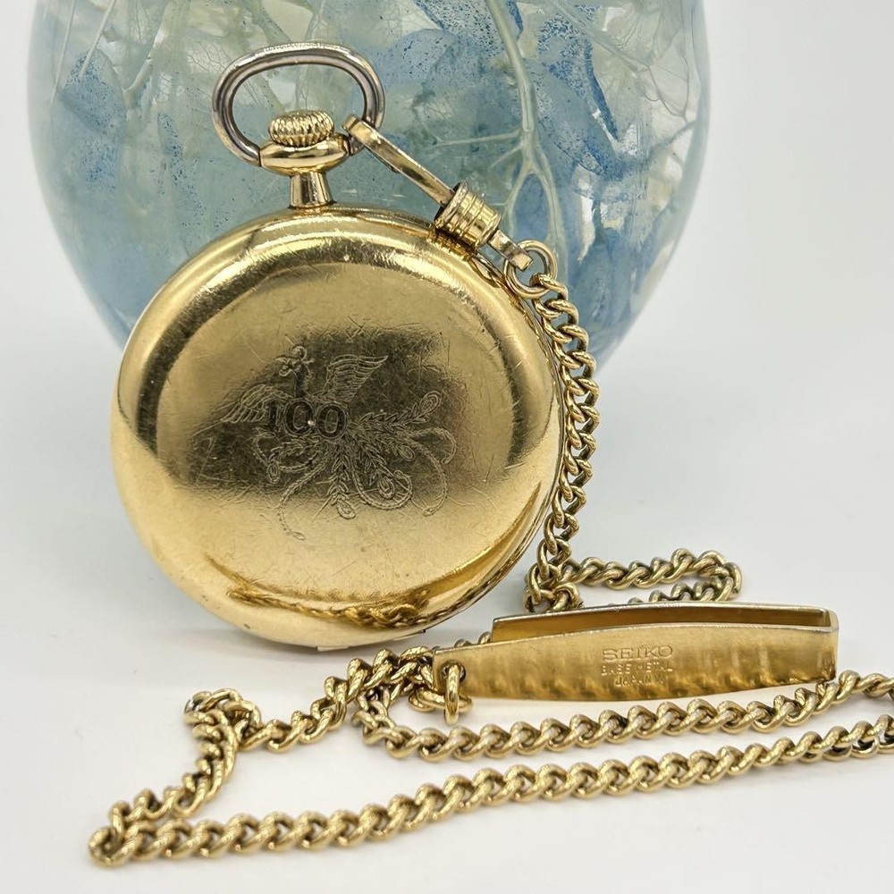Seiko Nissay Founded 100 Pocket Watch