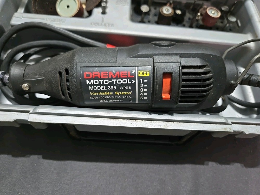 Dremel 395 Moto-Tool Kit with Bits Collets and Storage Case