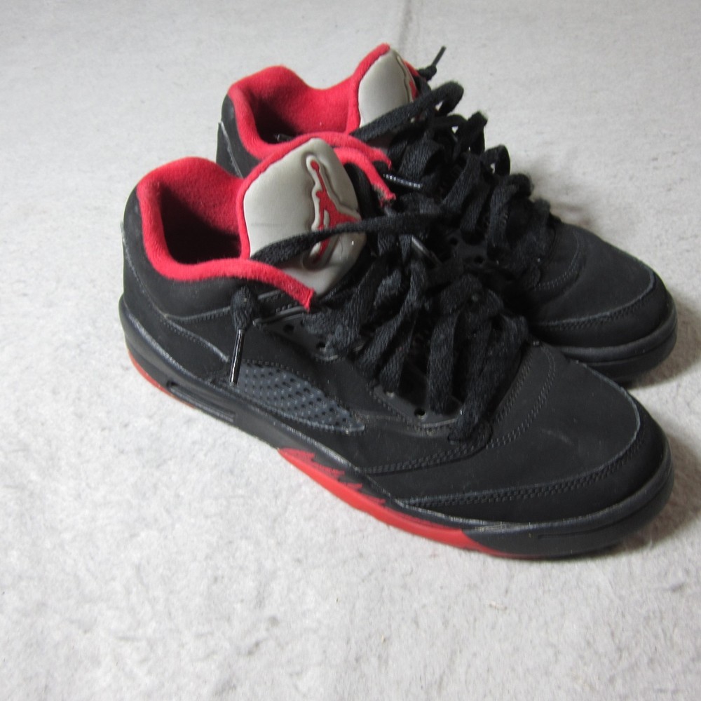 Nike Air Jordan 5 Retro Low (GS) Alternate 90 Youth Sz 7Y Black Red 314338-001
