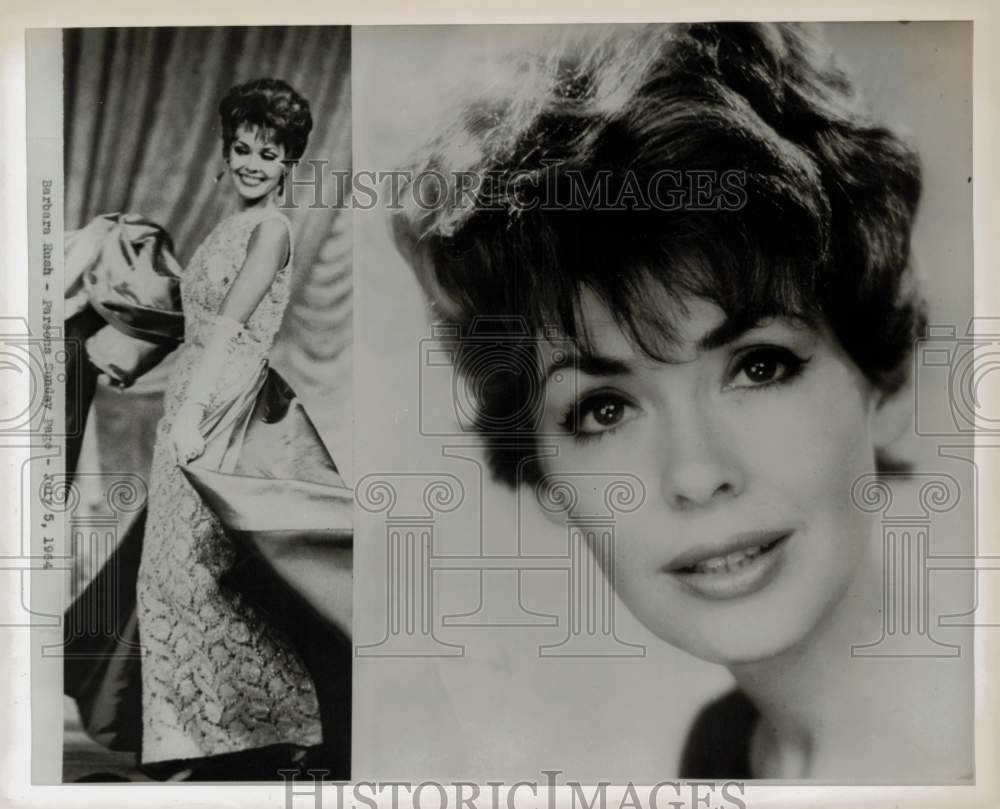 1964 Press Photo Actress Barbara Rush - kfx17284