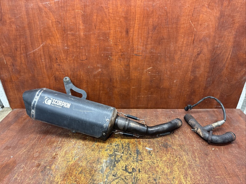 2016 Piaggio Vespa GTS 300 Scorpion Exhaust Can Muffler