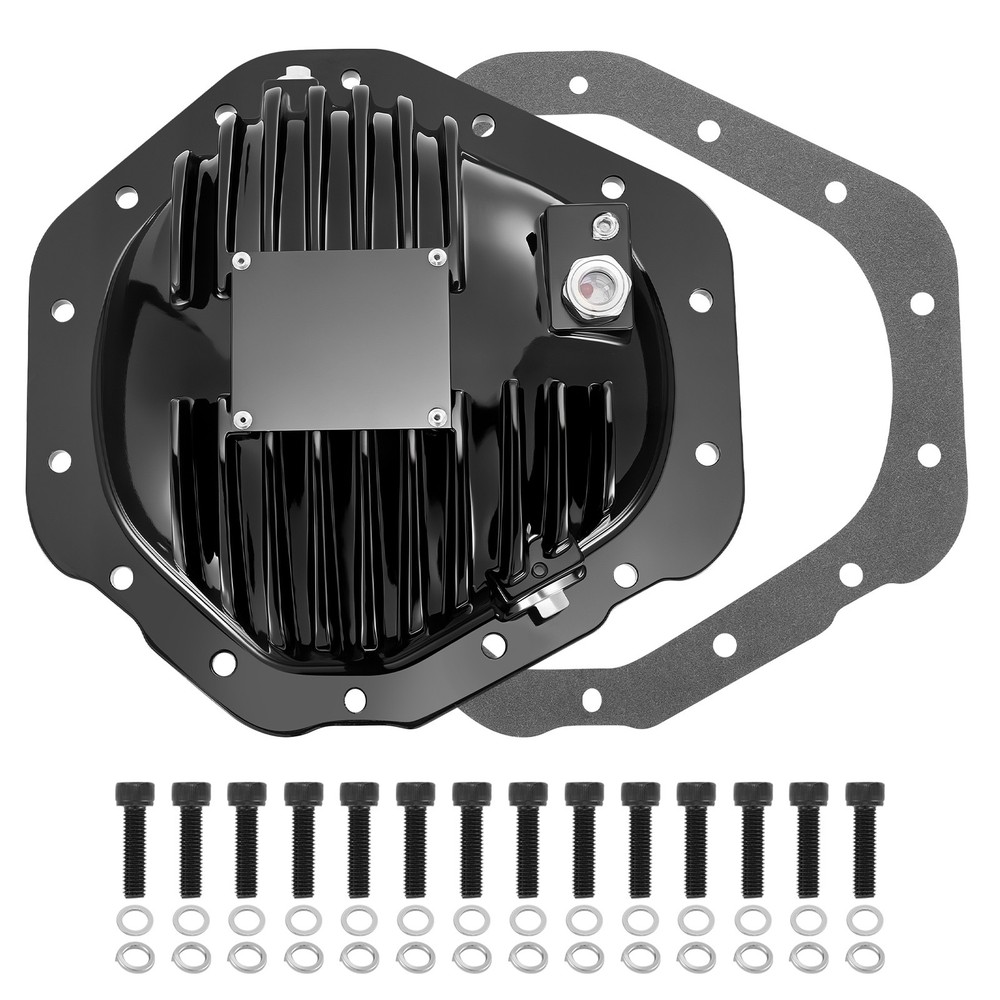 Black Rear Differential Cover Fits For 2000-2004 Chevrolet Silverado 2500 HD