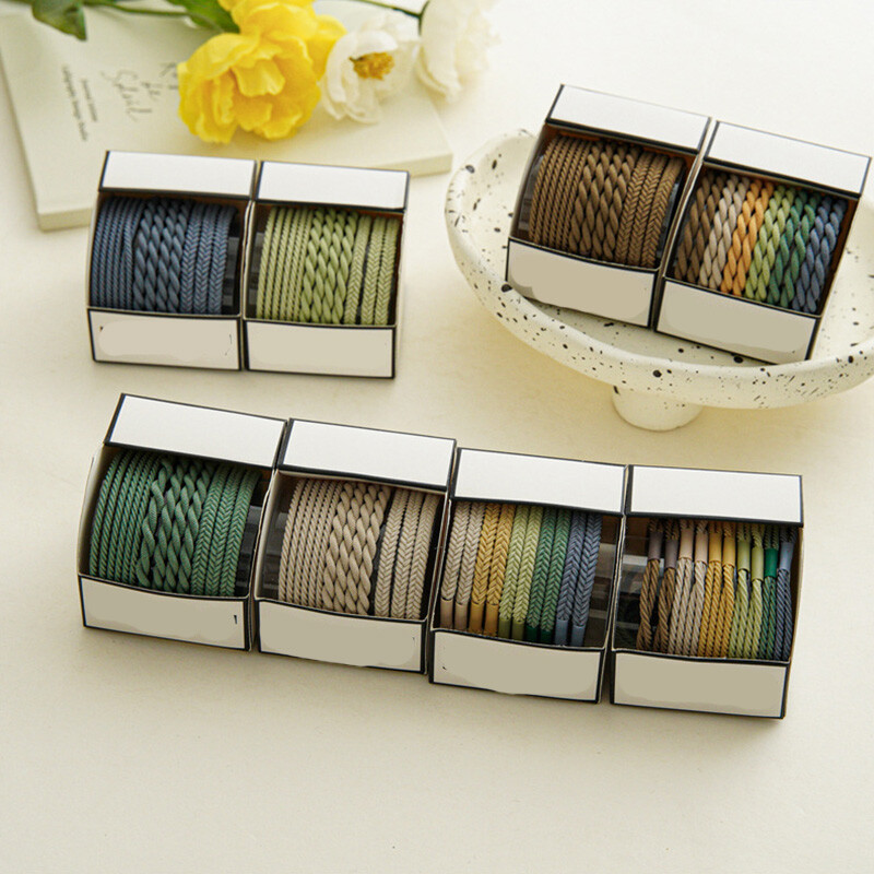 10PCS Trendy Elastic Hair Scrunchies for Women and Girls