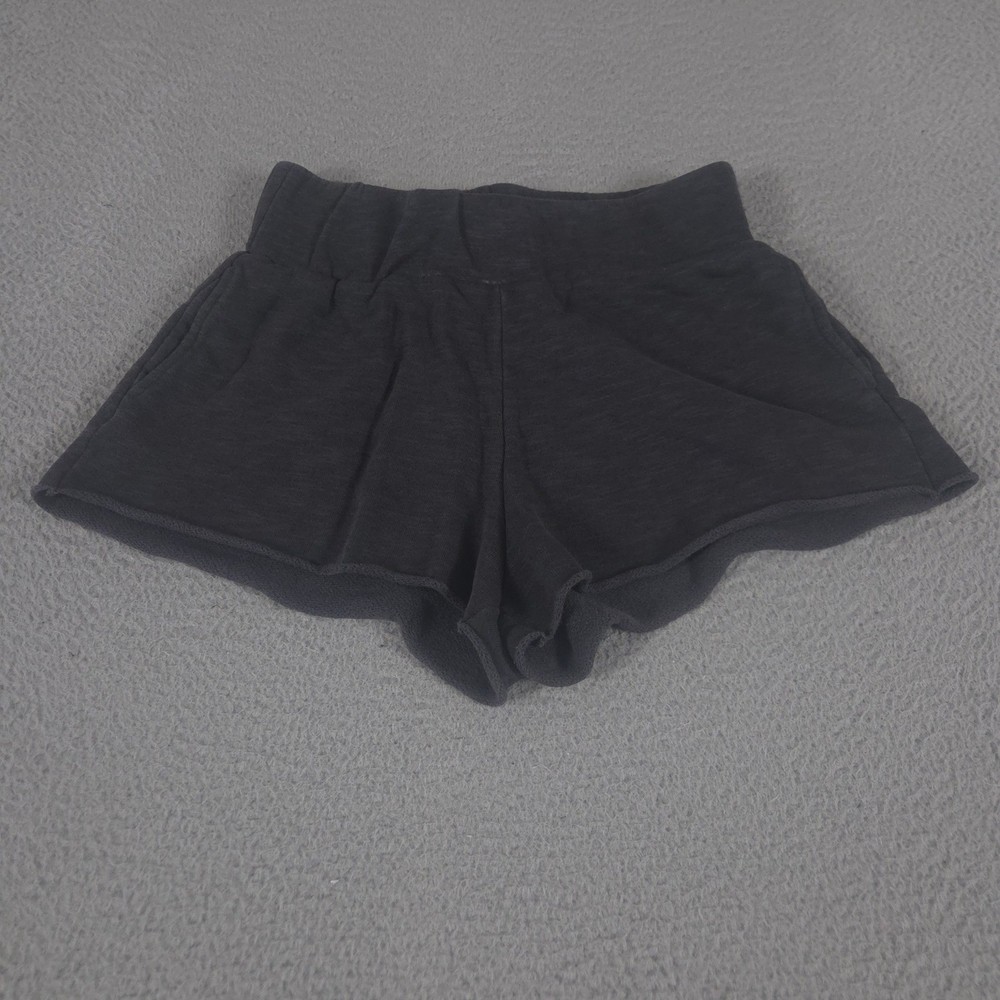 Free People Shorts Womens Small Intimately Sweat French Terry Wide Leg Pockets