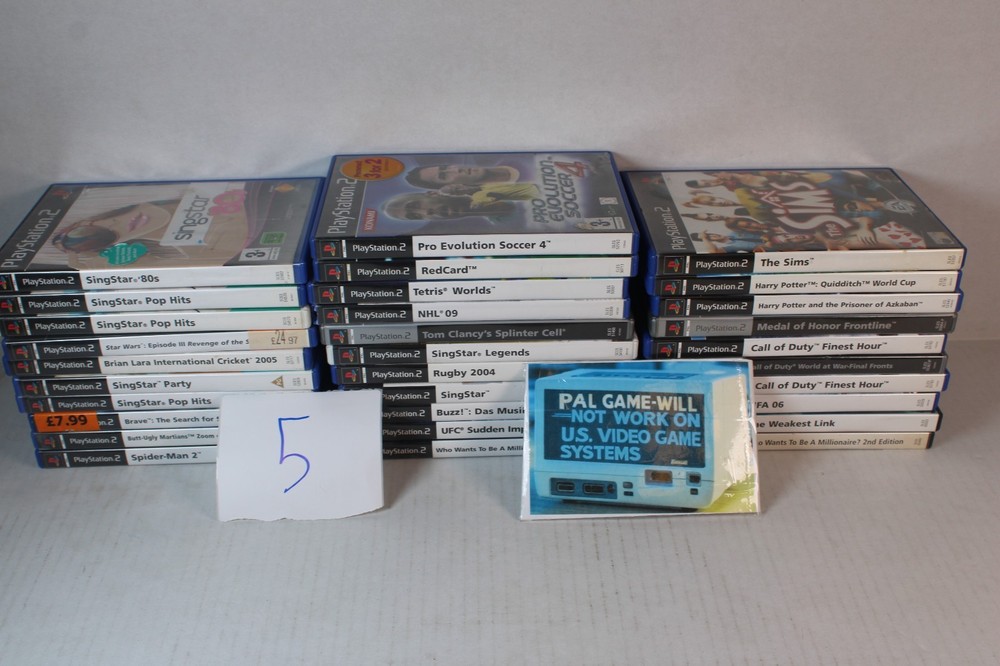 31 Game Playstation 2 (PS2) PAL game Bundle - Games not for U.S. Consoles PS2-5