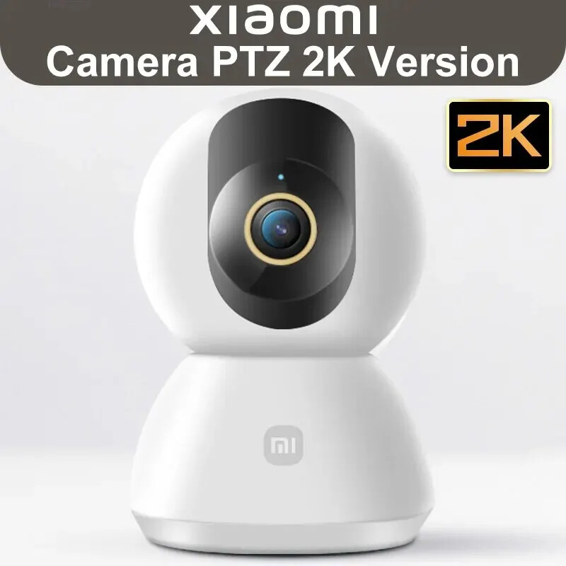 Smart Home Security Camera Mi PTZ 2K Webcam AI Human Detection Night Vision