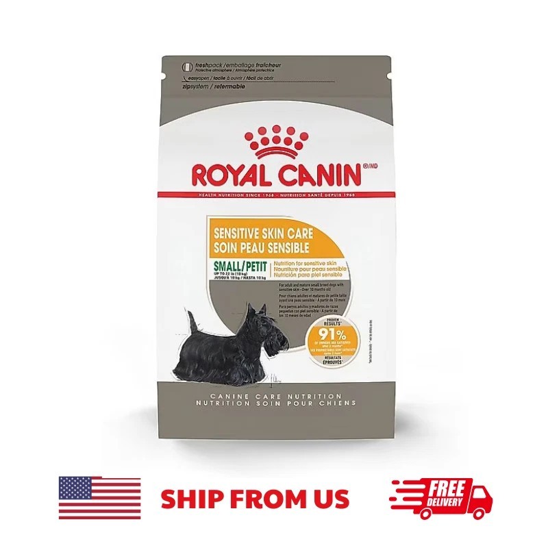 Royal Canin Small Breed Sensitive Skin Care Dry Dog Food 3lb