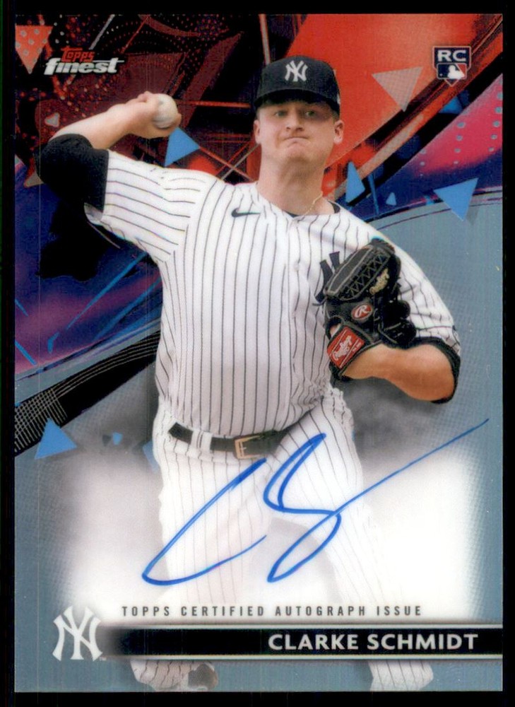 2021 Finest Autographs Refractors #FACS Clarke Schmidt