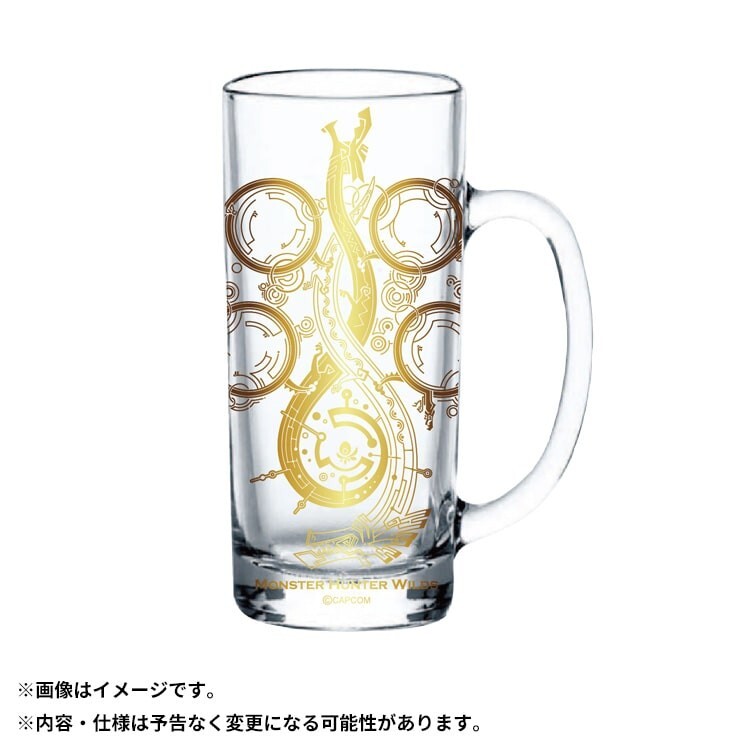 Presale Monster Hunter Wilds Glass mug 152mm x 71mm 360cc CAPCOM MAR2025-image