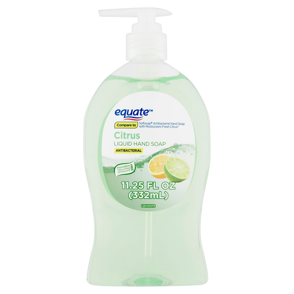Equate 11.25 oz Green Citrus Antibacterial Hand Soap