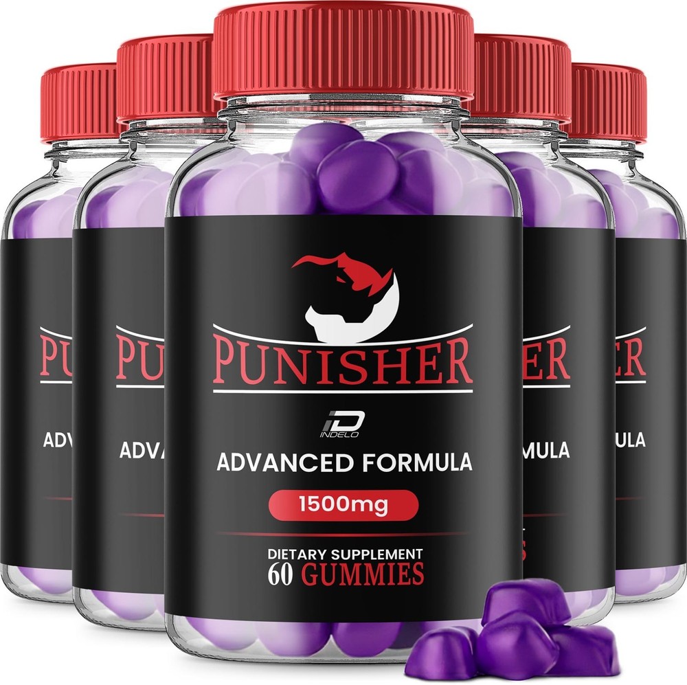 (5 Pack) Punisher Gummies for Men – Punisher Male Gummy Natural Blend Reviews