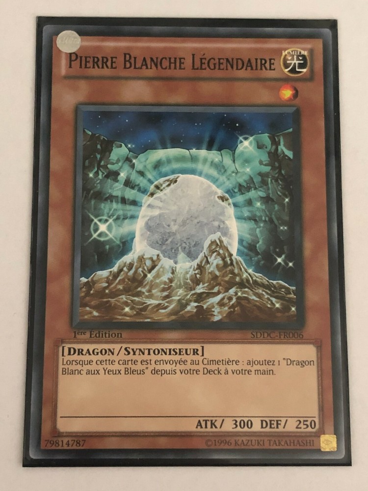 Yu-Gi-Oh Legendary White Stone SDDC-FR006 Rare Card New Mint