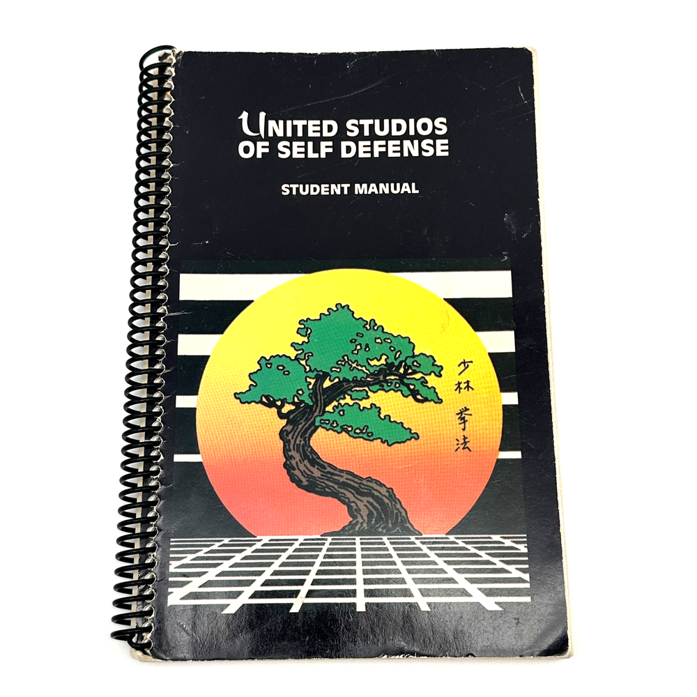 United Studios of Self Defense Student Manual 1990 Spiral Shaolin Martial Arts