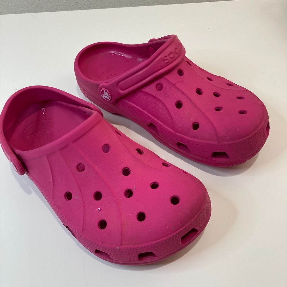 Hot Pink Crocs Clogs for Adults Size M6 W8 Comfortable Everyday Wear