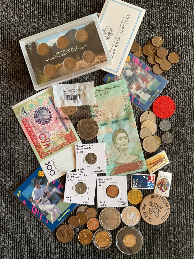 Collectible Junk Drawer Coin Lot 2005 SDP MINT NICKEL SERIES/1976 PROOF QUARTER