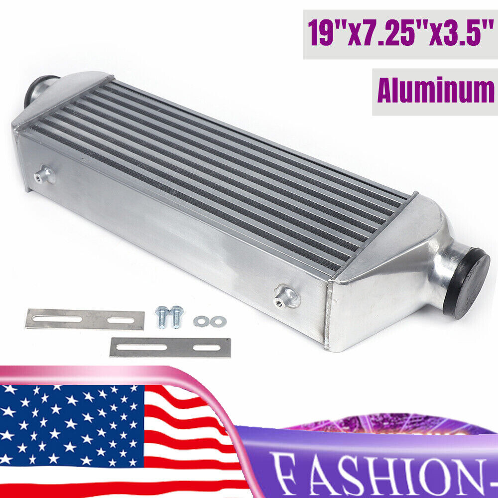 3 Inch Aluminum Polished Turbo Intercooler Universal Front Mount
