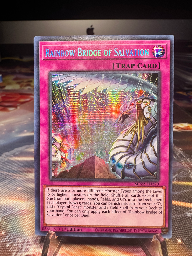 Rainbow Bridge of Salvation MP22-EN270 Prismatic Secret Rare 1st Ed