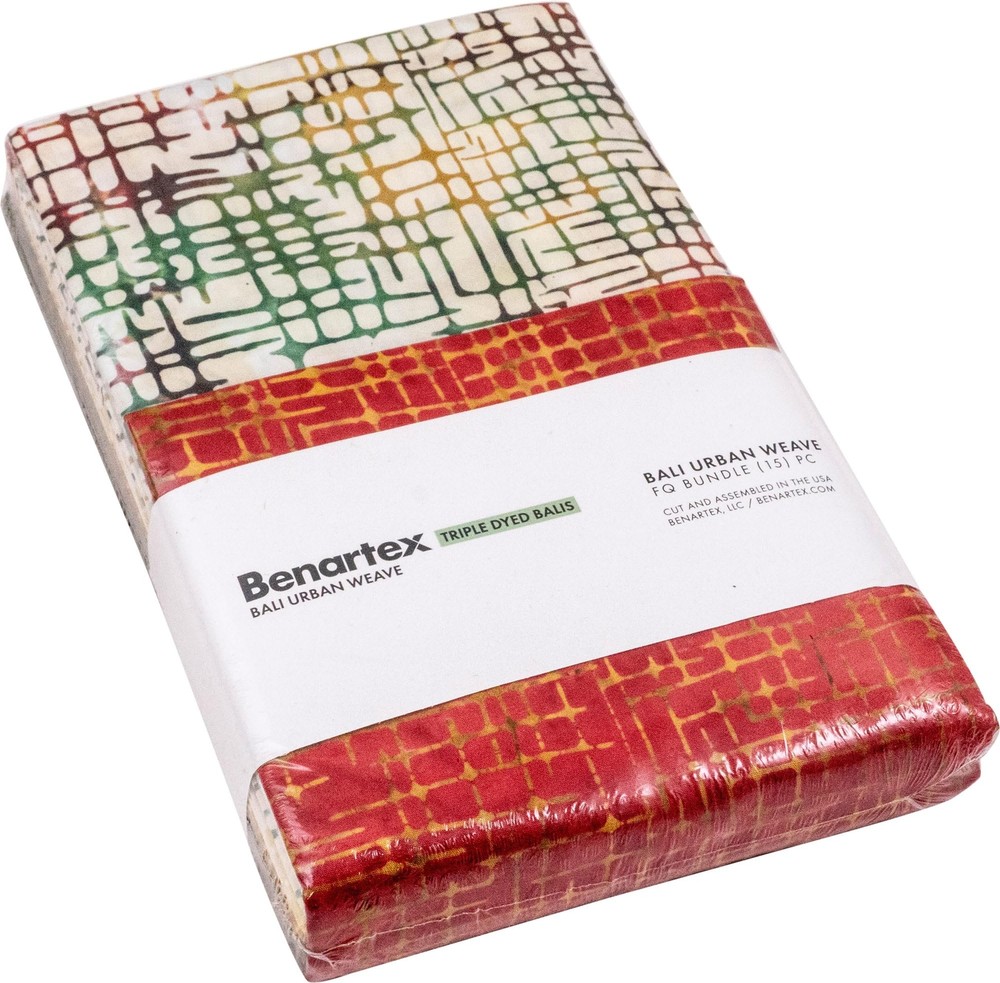 Bali Batik Urban Weave 15 Fat Quarters , Assorted