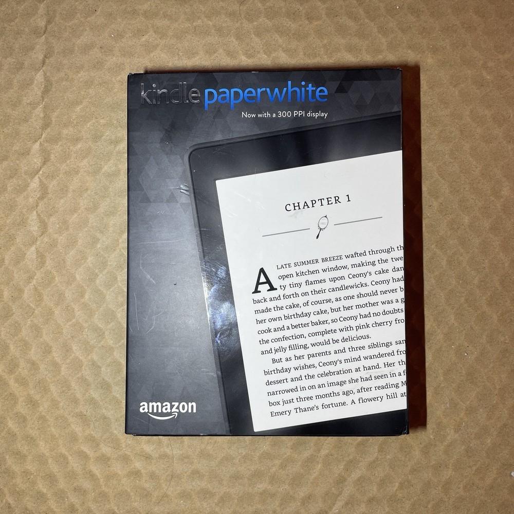 Amazon Kindle Paperwhite 7th Generation 4GB, Wi-Fi, 300 PPI, BRAND NEW SEALED