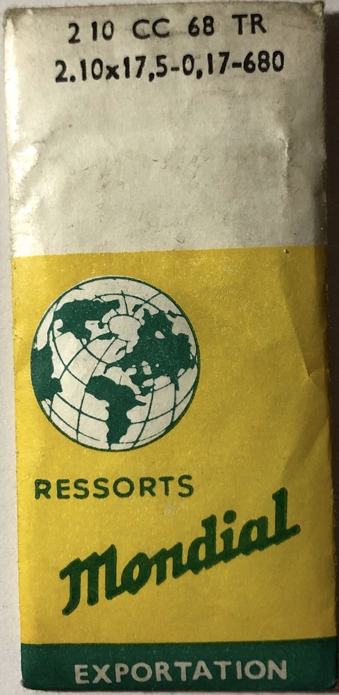 1X Mainspring 2.10x0.17 Ø17.5 Watch Part 680 210 CC 68 TR