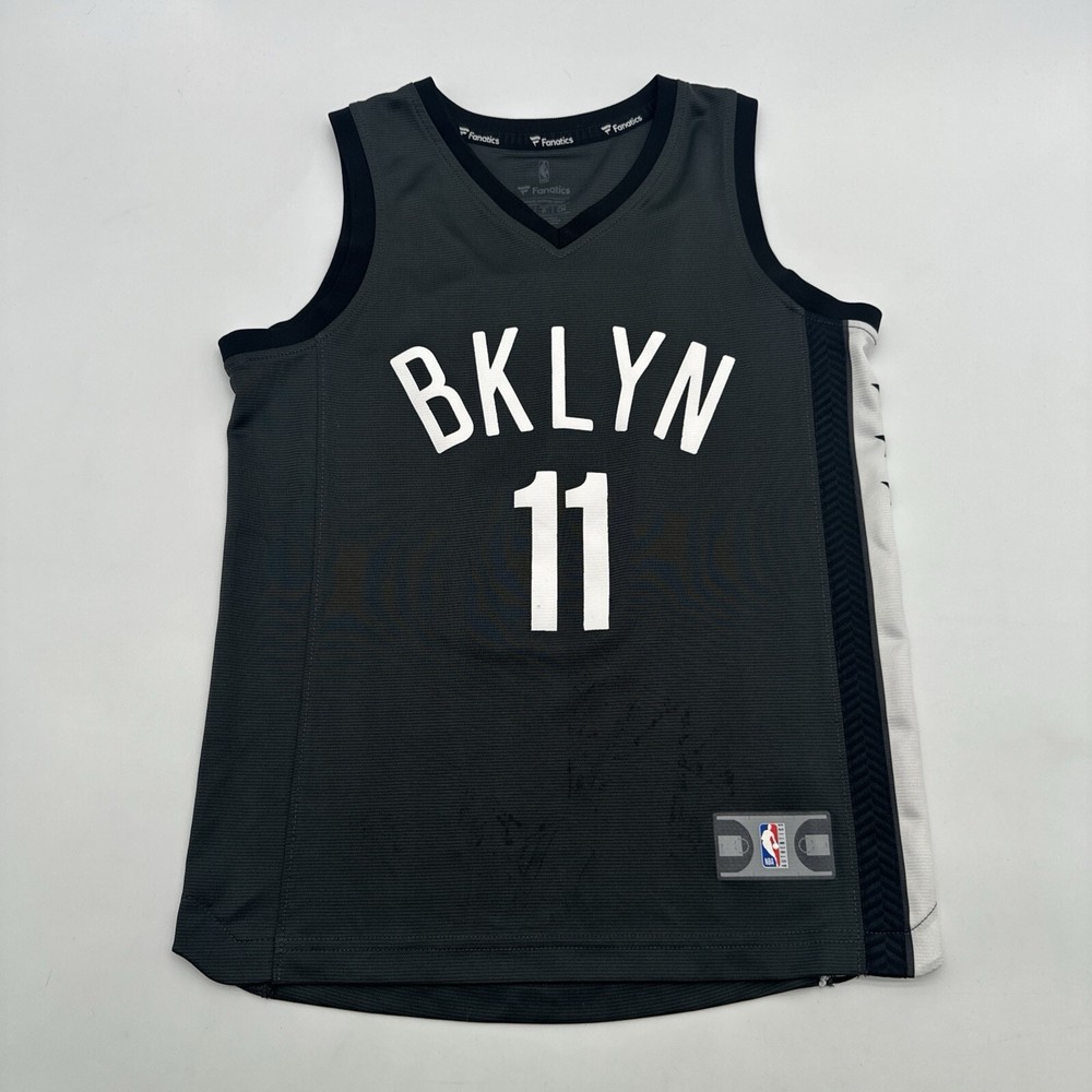 Brooklyn Nets Kyrie Irving Youth Boys Gray Basketball Jersey #20328